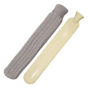 Lång Termosflaska med Lock - Ljusgrå - 72cm x 12cm, Stor 2L