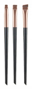 Blade Eyeliner Brush Eyebrow Brush Portable Flat Fine Eye Liner Brow Contour Makeup Brushes Cosmetic Beauty Makeup Tool 3pcs/set
