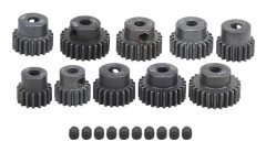 10 st/set 16T‑25T 7075 48P Stål RC Bil Motorväxel Pinjong för 1/8 1/10 Borstlös Motor