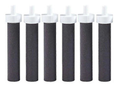 Brita Ersättningsfilter för Vattenflaskor, Svart, 6-pack