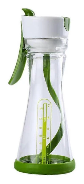 Salladsdressingflaska 200 ml, läckagesäker vinägrettbehållare, lättanvänd mixer för hemgjorda dressingar (FMY)