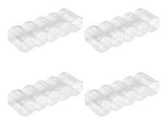 4 Chip Förvaringsbrickor Portabla Tillbehör Hemanvändning