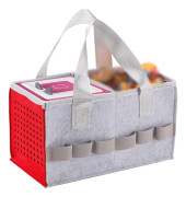 Väska för Toniebox Startpaket - Väska för Tonies Box Hårdfodral med Handtag Red