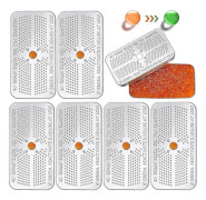 6-pack 40 gram indikerande silikagel torkmedel behållare avfuktare orange indikerande torkmedel återanvändbar fuktabsorberande påse för bil Clos (FMY)