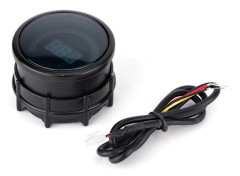 2 i 1 Bil Voltmeter Mätare LED Skala Digital Display 12V Universella Modifieringsdelar