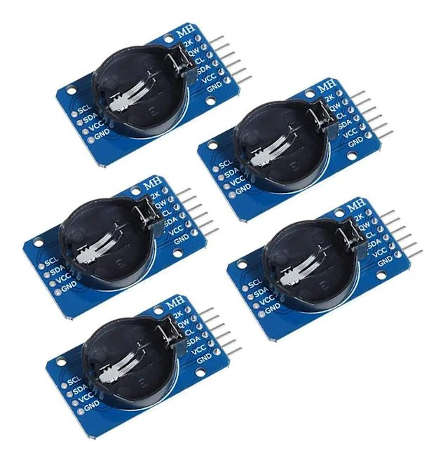 2025 Senaste Modell HiLetgo 5st DS3231 AT24C32 Klockmodul Realtidsklockmodul IIC RTC-modul för Arduino Utan Batteri