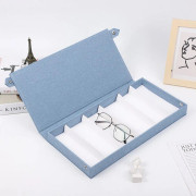 Solglasögon Organizer Glasögon Display Box BLÅ Blue