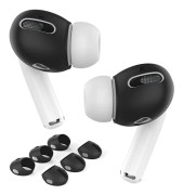 AHASTYLE Apple AirPods Pro silicone case, 3 pairs - Black