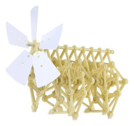 Nuolux Rolig Vinddriven Animaris Ordis Parvus Strandbeest Modell Robot Gör-det-själv Montering Gångare Pedagogisk Leksak Kit[D]