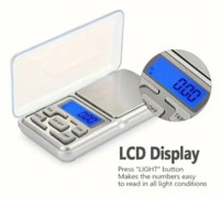 Högprecisions digital fickvåg 500g/0.01g Lämplig för smycken, te, guld, kök