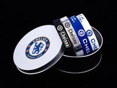 Football Club Crest Bracelet [Round Box] 4 Bracelets [Chelsea] 足球俱乐部队徽手环