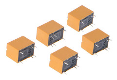 5 st 3V Relä HK4100F-DC3V-SHG 6 Pins 3A 250V AC 30V för DC