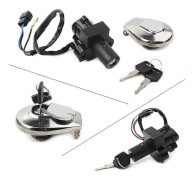 Kompatibel Honda Jade250 Cbx750 Cb250 1984-2001 Motorcykel Tändningslås Med Tanklock Nycklar Cnc Aluminium