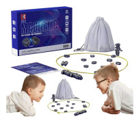 REMAKE 2024 Nytt Magnetiskt Spel, Premium Magnetiskt Schackbräde | Familjespel | Bordsspel | Unikt Schack & Damspel (med Rep) Med Rep