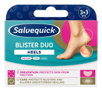 Salvequick Blister Duo Prev and Care Heel 6 st