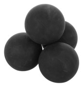 4 st Ihåliga Mini Studsbollar Professionella Bollar Träningsbollar Reaktions Träningsboll Gummibollar Multifunktionella Bollar[D] Black 5.50X5.50X5.50CM