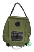 Grön 20L Soluppvärmd Duschväska Vikbar PVC Utomhus Camping Vandring