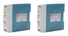 2X MDR-20 5V 20W DIN-skena Strömförsörjning AC-DC Drivspänningsregulator Strömförsörjning 110V 220V