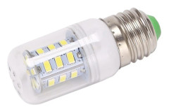 E27 LED-lampa LED-majslampa 24 LED 5730 5W Vitt ljus Hemljus Ljusbas Majslampa LED-lampa