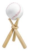 Baseballställ Baseballställhållare Träbas Bollställ Displayhållare Baseballställ Baseballhållare för bollar