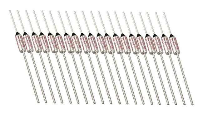 20 st Serie RY 192 Celsius 250V 10A Avstängningar Termisk Säkring