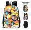 Naruto Double-faced School Backpack Black A