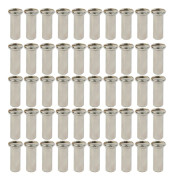 50 st/förpackning Cykel Landsvägscyklar Nippel 12G 13G 14G Ultralätt Hög Hållfasthet 50pc 13G silver 13mm
