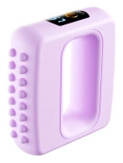 Hett erbjudande till lågt pris! Helkropps Fascia Ringar Mini Trådlös Justerbar Vibrationsmassageapparat Med 5 Hastigheter För Kropp Midja Ben-Glad Purple
