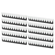25A 10st Isolerade Gaffeltyp TB Kopplingsplintar
