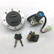 Tändningslås Bränslelock Tanklock Sadel Lås Nyckel För Suzuki SV650 99-02 GSXR1000 01-02