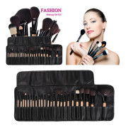32 PCS Pincel de Maquiagem Make Up Brushes Profissional of Makeup Brush set + Black Leather Bag