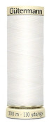 Gutermann Sew All Polyester Sytråd 100m Vit 800 - styck