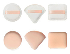 Sminksvamp för Foundation Set, Beauty Blender Svamp Puderpuffar för Ansiktspuder, Air Cushion Sminksvampar för Blandning, Våt och Torr