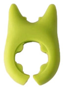 Sked Gryta Pan Handtag Hållare För Spatel Hushålls Halkfritt Spatelställ För Hem Kök Green 1pc