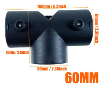 60mm 75mm Ventilklaff Justerbar Luft Dieselvärmare Ventilationskanal Grensplitter Avgasrör Utlopp Kopplingsanslutning För Bil