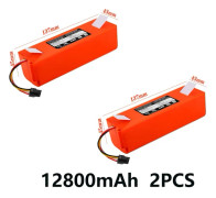 14,4V 12800mAh ersättningsbatteri för robotdammsugare för Xiaomi Roborock S55 S60 S65 S50 S51 S5 MAX S6 delar 128.2