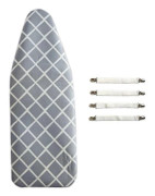 Strykbordsöverdrag Typ B 147x48cm Tjock Vaddering Fläckbeständigt Strykbordsöverdrag - WELLNGS Style L