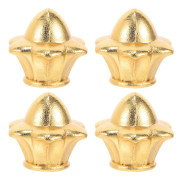 4 st Dekorativa Lampknoppar Golvlampa Knoppar Skrivbordslampa Knoppar Metall Lampknoppar för Lampskärm Topp