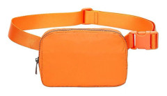 Snygg herr- och damnylon vattentät bröstväska sport casual crossbody väska Orange