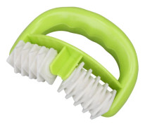 1 st Blå D-typ Fett Roller Kontroll Massageapparat Celluliter Ben Mage Nacke Skinkor Snabb Anti Celluliter Ansiktslyft Massage Roller~04146