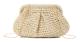 Straw Bag Women Cloud Wedding Party Straw with Chain Woven Straw Crossbody Bags for Holiday Beach