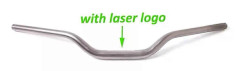 28mm 1-1/8 Motorcykelstyre CNC Aluminiumlegering Sandblästrat Ratt Passar Yamaha Tmax 530 R6 R3 CBR1000RR Monster 696 Titanium-laser logo