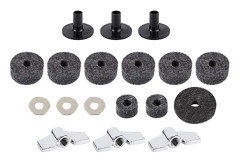 Trumfiltbricka Pad Plast Cymbalstativ Hylsa Ersättningsdelar Set med Vingmuttrar
