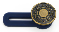 Knappförlängare för byxor, 12st midjeförlängare för damer, Jean Button Extender Midjebandsförlängare Infällbar knapp Copper Versatile Letters-8 12pcs-single
