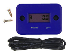 1Set Motocross LCD Motor Timer Elektronisk Varvräknare Timmete Svart