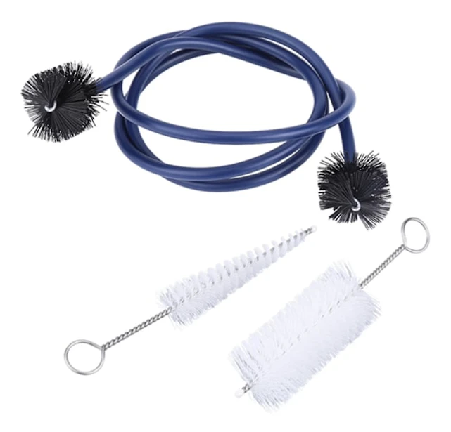 Trumpetrengöringsborste Set Kit Musikinstrument Underhåll Tillbehör-hy