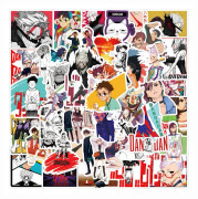 55X DANDADAN Anime japansk manga klistermärken Seiko Momo Ayase Ken Graffiti gitarr