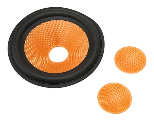 5-tums pappershögtalarkon Subwoofer 1-tums innerdiameter 5-tums ytterdiameter Gummikant
