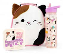 Squishmallows Flickor Flerfärgad Lunchlåda & Flaska Set