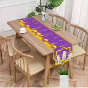 Ramadan Dekoration Bordslöpare Hem Duk LILA STIL2 purple style2-style2